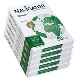 Kopierpapier Navigator Universal, DIN A3, 80 g/m², hochweiss, 2500 Blatt