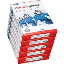 Kopierpapier Papyrus Plano® Superior, DIN A4, 160 g/m², hochweiss, 1 Karton = 5 x 250 Blatt