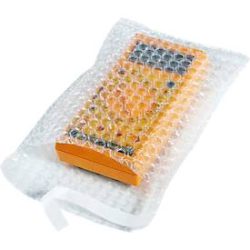 Luftpolsterbeutel, mit Selbstklebeverschlusslasche, 2-lagig, Stärke 70 ?, LDPE-Folie, transparent, 250 x 300 mm, 200 Stück