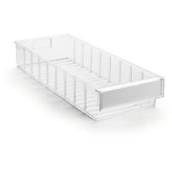 Lagerschublade Serie 5020, transparent, L 500 x B 186 x H 82 mm, 5,3 L