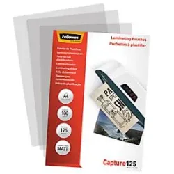 FELLOWES Laminiertasche A4 5328502 matt, 125my 100 Stk