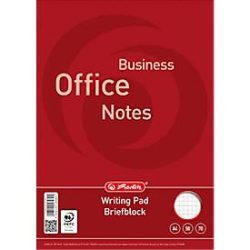 Landré Briefblock Office DIN A4 kariert, 50 Blatt, 10 Stück