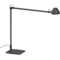 LED-Arbeitsplatzleuchte LUCIO, 4000 K, dreh-, neig- und höhenverstellbar, 4 W, umbragrau RAL 7022