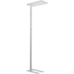 LED-Stehleuchte ALCO, weiss, Lichtfarbe Neutralweiss, 80W, dimmbar, mit Tageslicht- & Bewegungssensor