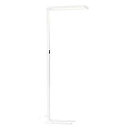 LED-Stehleuchte SLV Worklight, Touch-Dimmer, 7600 Lumen, 79 W, 200-240 V, PIR-Sensor, festverbaute LEDs, L 692 x B 310 x H 1950 mm, weiss