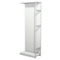 Leerregal PROGRESS 500 T, Anbaufeld, mit Rückwand, H 2600 x B 960 x T 440 mm