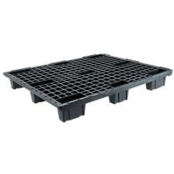Leichtpalette FP-LP1210-9L, Tragkraft 1800/800 kg, 9 Füsse, ineinander stapelbar, L 1200 x B 1000 x H 130 mm, Recycling-HDPE, 10 Stück