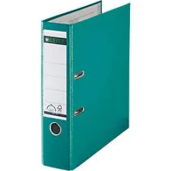 Leitz 180° Ordner A4 82 mm Türkis 2 Ringe 1010 PP (Polypropylen) Glatt Hochformat