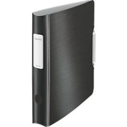 LEITZ® Ordner Active Style, DIN A4, Rückenbreite 65 mm, satin schwarz