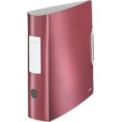 LEITZ® Ordner Active Style, DIN A4, Rückenbreite 82 mm, granat rot
