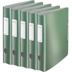 LEITZ® Ordner  ActiveStyle, DIN A4, Rückenbreite 65 mm, 5 Stück, seladon grün