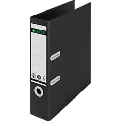 Leitz -  Ordner Recycle 8cm A4, 21cm, Schwarz