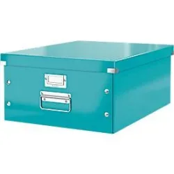 LEITZ® Ablage- und Transportbox Serie Click + Store, gross, für DIN A3, eisblau