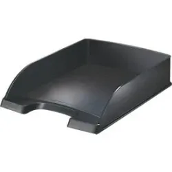 LEITZ® Ablagekorb Style, DIN A4, Kunststoff, satin schwarz