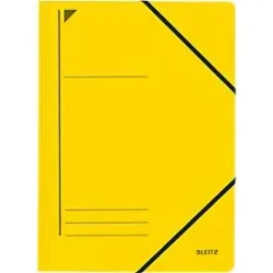 LEITZ® Eckspannmappe, DIN A4, Gummizugverschluss, gelb