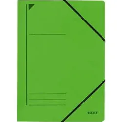 LEITZ® Eckspannmappe, DIN A4, Gummizugverschluss, grün