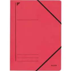 LEITZ® Eckspannmappe, DIN A4, Gummizugverschluss, rot
