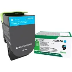 Lexmark 71B20C0 Original Tonerkartusche Cyan