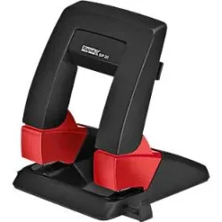 Rapid Supreme Press Less Locher SP30 2-fach 30 Blatt Schwarz, Rot