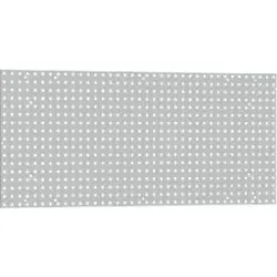 Lochplatte, zum Einhängen, 1950 x 900 mm, lichtgrau RAL 7035
