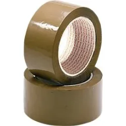 Packband Nopi® Classic 4042, Gesamtstärke 52 ?, L 66 m x B 50 mm, Rollen-? 76 mm, Polypropylen-Folie, braun, 6 Rollen