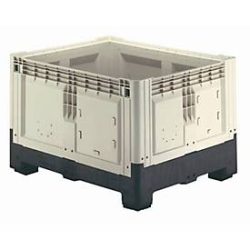 Palettenbox mit Füssen, klappbar, 720 Liter