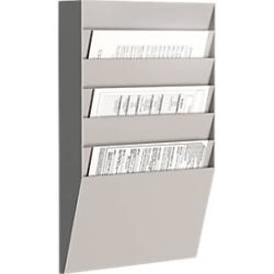 Paperflow Prospekthalter 6 x A4 Grau
