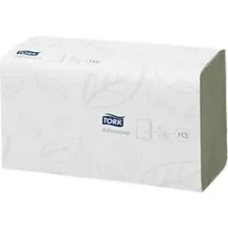 Tork Advanced Recycelte Falthandtücher H3 V-falz Grün 2-lagig 290179 15 Stück à 250 Blatt