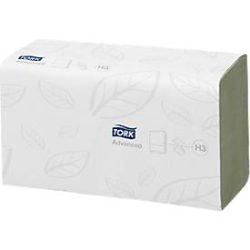 Tork Advanced Recycelte Falthandtücher H3 V-falz Grün 2-lagig 290179 15 Stück à 250 Blatt