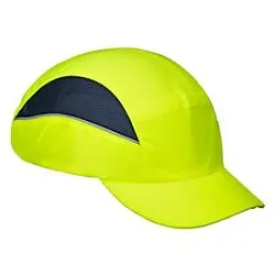 Portwest Anstosskappe PS59 AirTech, mit 50 mm langem Schirm, Belüftungsnetz, reflektierend, grössenverstellbar, EVA und Nylon, gelb