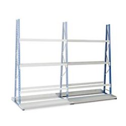 Profil-Lagerregal, doppelseitig, Anbaufeld, H 2500 x L 1500 x T 600 mm