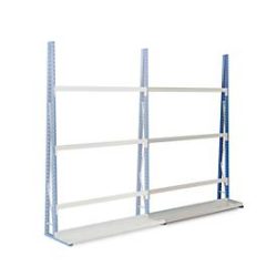 Profil-Lagerregal, einseitig, Anbaufeld, H 3000 x L 1800 x T 340 mm