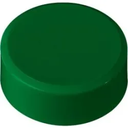 Rundmagnete MAUL, Kunststoff & Metall, Feinstruktur, Haftkraft 2 kg, ø 33 x 14 mm, grün, 20 Stück