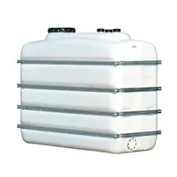 Graf Chemikalientank mit Stahlblech-Bandagen, 4.000 Liter