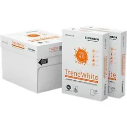 Steinbeis TrendWhite DIN A4 Druckerpapier  Recycelt 100% 80 g/m² Glatt Weiß 500 Blatt