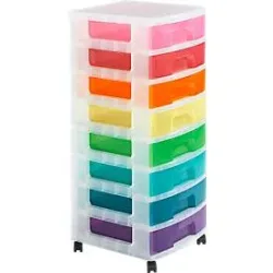 REALLY USEFUL BOX Aufbewahrungsbox 42x39.5x89 68514300 8x9 Liter Schubladen