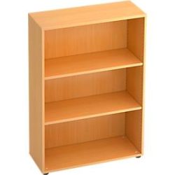 Regal Office Braun Holz 80 cm 114.4 cm - Farbe: buche - Material: Holzwerkstoff - Regal