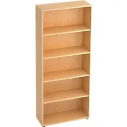 Hammerbacher Regal Matrix Ahorn 800 x 330 x 1.880 mm