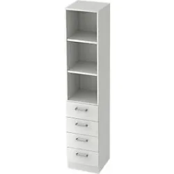 Regal Office Grau Holz 40.6 cm 200.4 cm - Material: Holzwerkstoff - Regal