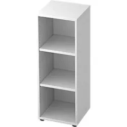 Regal TOPAS LINE, 3 Ordnerhöhen, B 400 mm, weiss