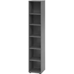 Hammerbacher Schrank V964RE/G Grau 40 x 40 x 215,4 cm