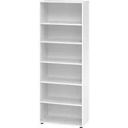 Hammerbacher Schrank V968RE/W Weiß 80 x 40 x 215,4 cm