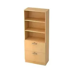 Regal Office Holz 80 cm 200.4 cm - Farbe: Ahorn - Material: Holzwerkstoff - Regal