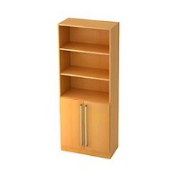 Aktenschrank Office Braun Holz 80 cm 42 cm 200.4 cm - Farbe: buche - Material: Holzwerkstoff - Aktenschrank