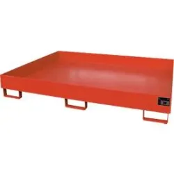 Regalwanne Typ RW/RW 1800, ohne Gitterrost, rot RAL3000