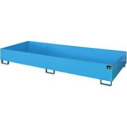 Regalwanne Typ RW/RW 3300-2, ohne Gitterrost, blau RAL5012