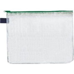 Reissverschluss-Sammelbeutel, für Format DIN B4, B 415 x H 320 mm, grün, 10 Stück