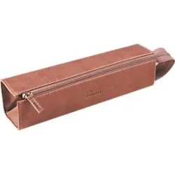 Rhodia Hartschalenmäppchen, Kunstleder, Innenfutter, flache Öffnung, mit Henkel, 230 x 50 x 50 mm, rosenholz