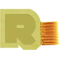 Rhodiarama Stifthalter, selbsthaftend, Gummischlaufe, 40 x 30 mm, anis
