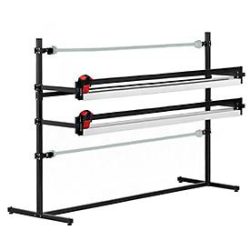 Rocholz Doppel-Schneidständer System, feststehend, waagerecht, Schnittbreite 2000 mm, B 2370 x T 850 x H 1665 mm